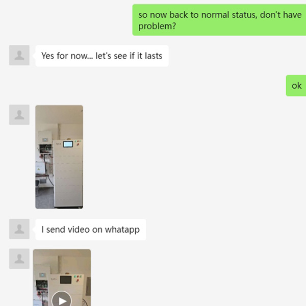 lithium battery manufacturer Client Feedback